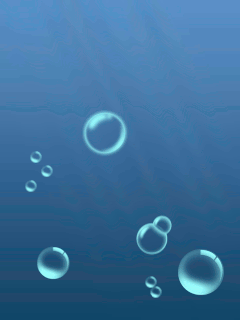Mineral water bubbles